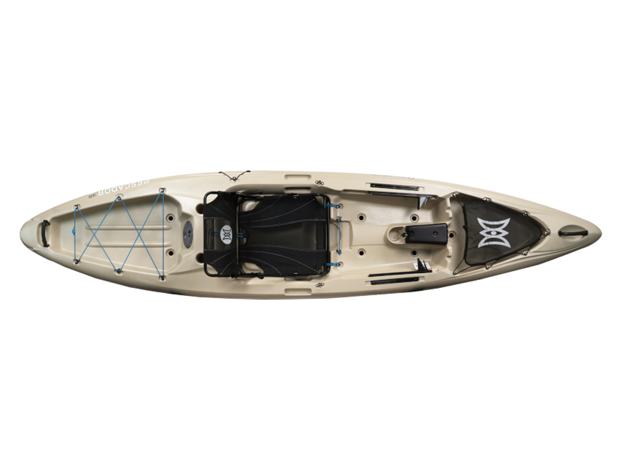 Pedal-powered kayak offers serious fishing platform